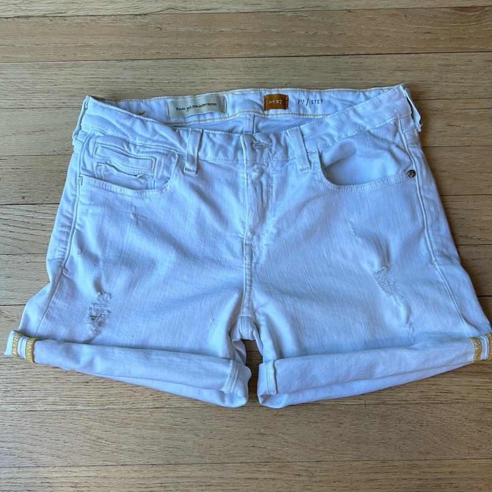 Pilcro and the Letterpress Denim Stet Shorts - Size 27